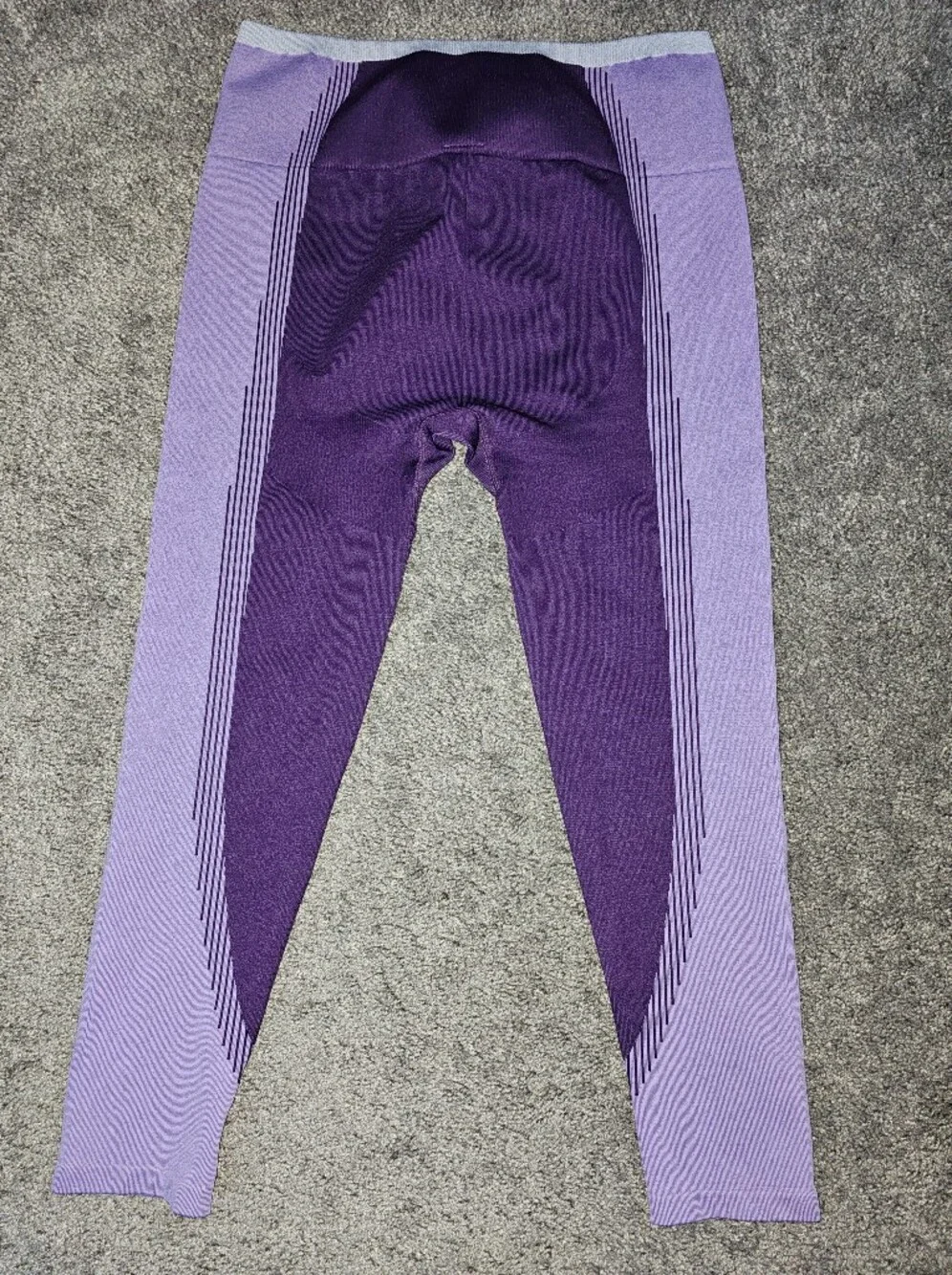 Fabletic’s Legging Fusion Purple/Lilac & Powerhold Black - 2 Pairs - Sz L
